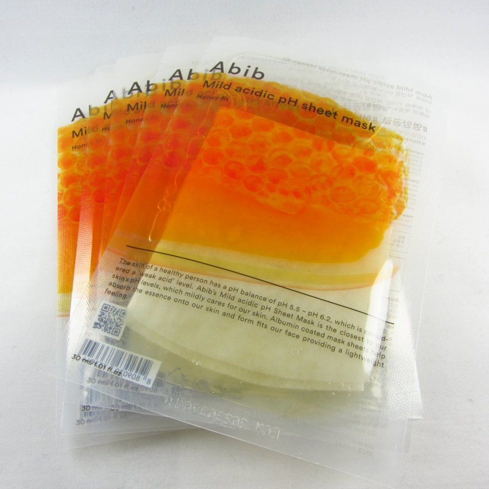 Abib MILD ACIDIC pH SHEET MASK HONEY FIT - 5 sheet